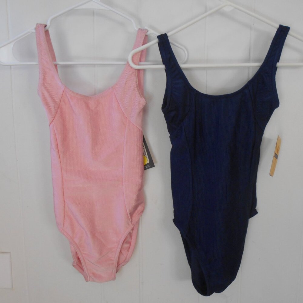 Harmonie Tank  Leotard with Darts-Pink  XSmall  NWTag